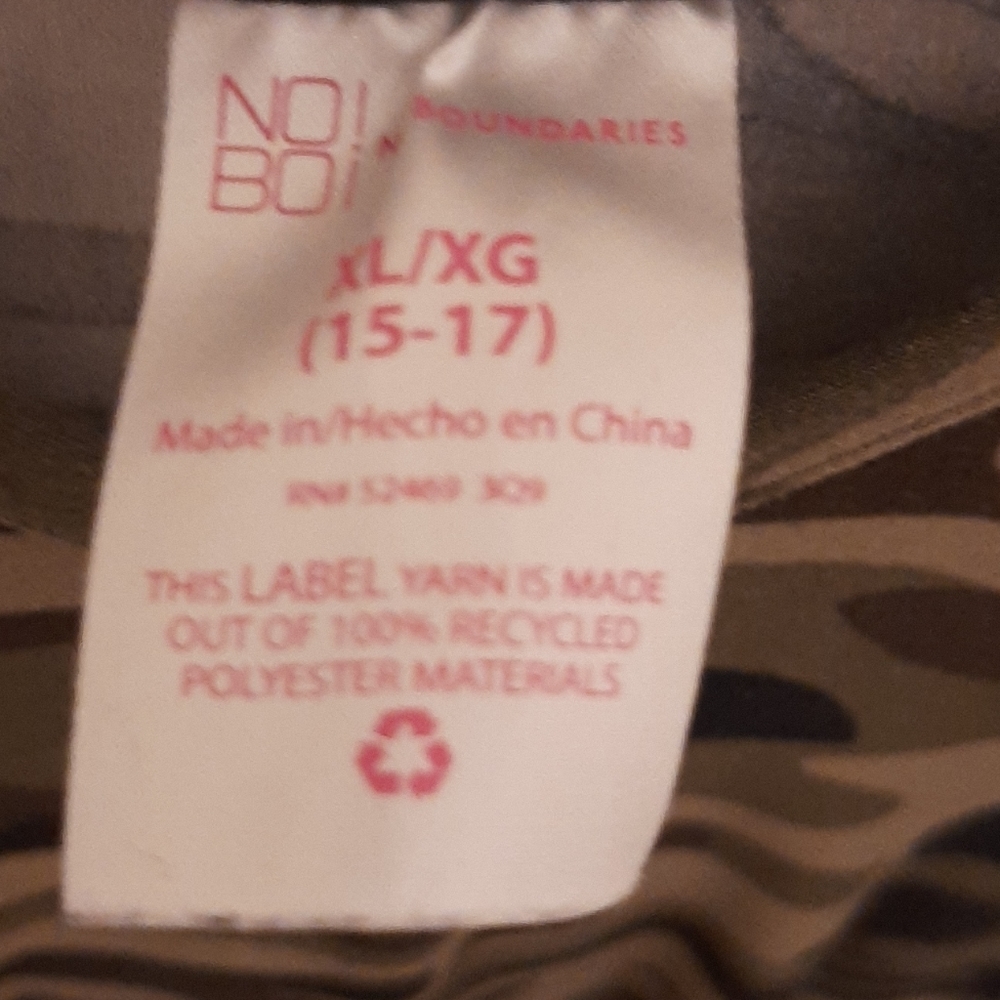 NOBO Camo Hooded Dress Size XL EUC - Picture 8 of 8